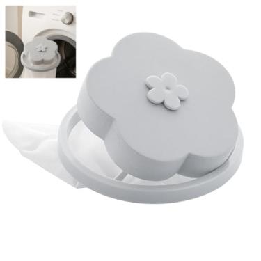 Imagem de Filtro Coletor Pelo e Fiapos Reutilizável Flutuante Para Maquina Lavar Lavadoura