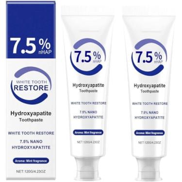 Imagem de Creme Dental Generisches Hydroxyapatite, Creme Dental sem Flúor para Dentes Sensíveis-120g (2pcs)