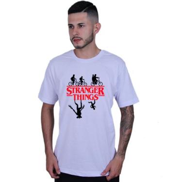 Imagem de Camiseta Tradicional Unissex Gola Redonda Série Stranger Things - Lafr