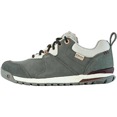 Imagem de Oboz Tênis feminino de caminhada Emma Low, Nimbus cinza, 8