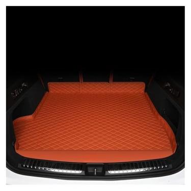 Imagem de Tapete de porta-malas completo compatível com Ideal L7 2024 2025, protetor de área de carga traseira, acessório de decoração de interiores para veículos(Orange Main Pad)