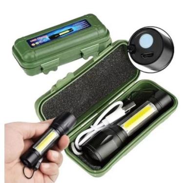 Imagem de Mini Lanterna tática com LED recarregável