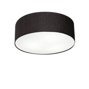 Imagem de Plafon de Sobrepor Cilíndrico SP-3046 Cúpula Cor Preto