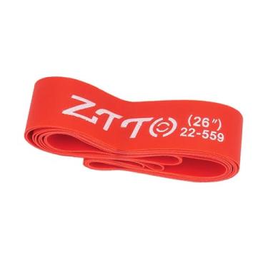 Imagem de Aymzbd 2 Peças de Revestimento de Pneu de Bicicleta de Nylon 26'' Tiras de Aro de Bicicleta Leve Antirrugas Protetor de Câmara de Ar de Bicicleta Par, Largura 2.2 Cm