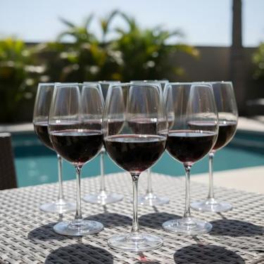 Imagem de Taças de Cristal Elegance para Vinho, 540 ml, Jogo com 6 Taças