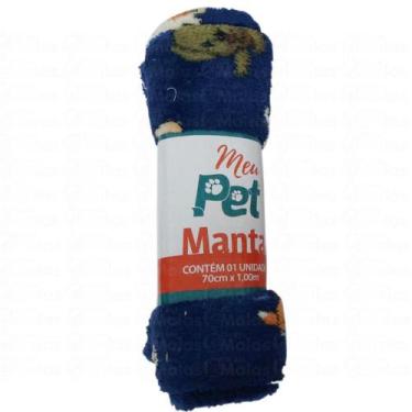 Imagem de Manta Pet Cobertor para Cachorro Gato Quentinho Estimação - Meu Pet, A