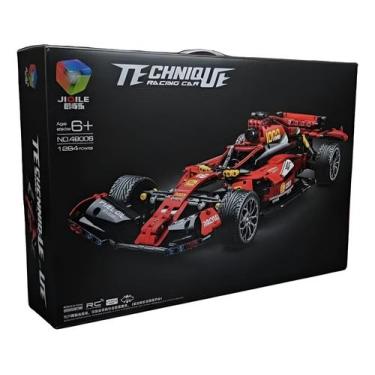 Imagem de Blocos De Montar Carro F1 Ferrari Com Controle Remoto 1264 peças Toys 