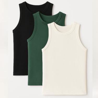 Imagem de Kit 3 Blusas Feminina Ribana Algodão Premium - 77VS LEVOSCH, Preto, Ve