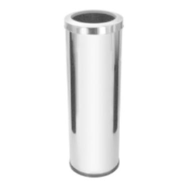 Imagem de Lixeira Em Aço Inox Com Aro 30L  C33 