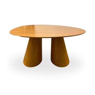 Imagem de Mesa De Jantar Organica Polaris Em Freijo 110x100cm