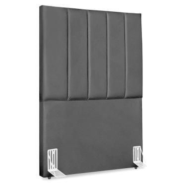 Imagem de Cabeceira Solteiro 100 Cm Com Frame Dalia Corino Preto Artte Preto