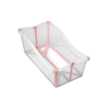 Imagem de Banheira Infantil Dobrável Rosa - Buba