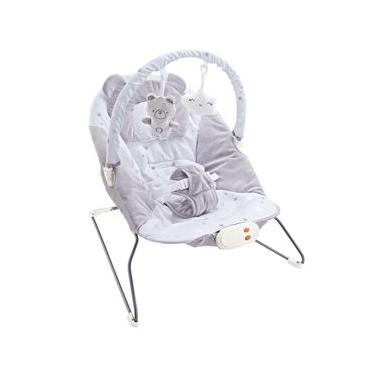 Imagem de Cadeira Descanso Bebê Musical Polar Skyline Cinza Maxi Baby