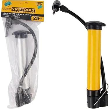 Imagem de Bomba Manual De Ar Encher Pneu De Bike Bicicleta Moto Carro Carrinho De Mão Fácil Universal (25cm Cores Sortidas)