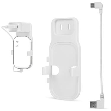 Imagem de Suporte de Parede para o Módulo de Sincronização Blink Core, Poupando espaço e Sem Necessidade Furar com Cabo USB-C Incluído para Instalação Câmaras Segurança Blink Internas e Externas