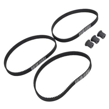 Imagem de RiToEasysports Kit de Correia Dentada de Borracha Síncrona Kit de Polia de Correia Dentada 535 5M 15 Com 3 3 Polias para Sistemas de Máquinas Industriais Amortecimento de Vibração Baixo Ruído Alta