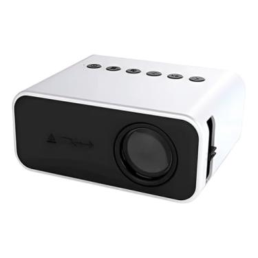 Imagem de Mini Projetor T500, 1200lm, 1920x1080p, DLP, Portátil, USB/Micro SD, 20W, Bivolt, 11x9x5cm, com Controle e Cabo AV