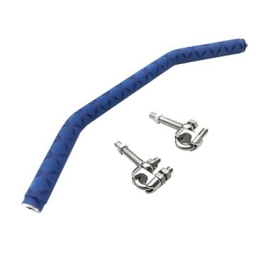 Imagem de Generic Barra de equilíbrio para motocicleta, extensão para guidão, substituição de suporte de corrimão de borracha de alto desempenho, Azul