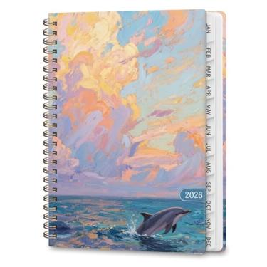 Imagem de Agenda 2026, agenda de planejamento acadêmico, agenda de planejamento acadêmico, escritório, escola, casa, para mulheres e homens, 16 cm × 21,6 cm