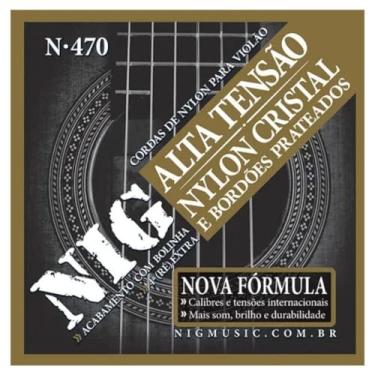 Imagem de Encordoamento P/Violao Nylon Cristal Alta Tensão N470