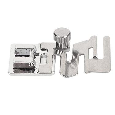 Imagem de Cuofyunl calcador de cabo elástico à prova de ferrugem q235 aço tamanho preciso estiramento calcador para haste baixa snap na máquina de costura