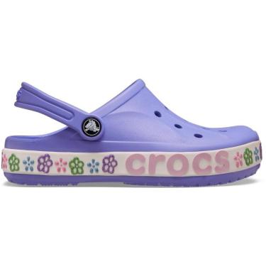 Imagem de Sandália Crocs Bayaband Flower Band Clog K Digital Violet-Unissex