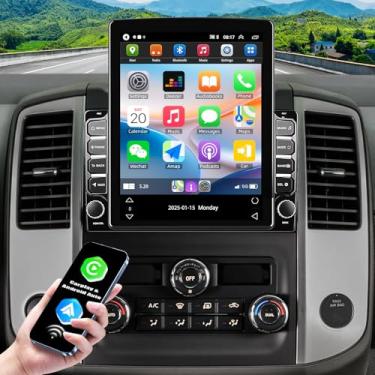 Imagem de Rádio automotivo Android para Nissan Frontier 2015, 2016, 2017, 2018, 2019, 2020, 2021, estéreo, tela sensível ao toque de 9,7 polegadas para carro estéreo Frontier com Carplay Android Auto/Bluetooth