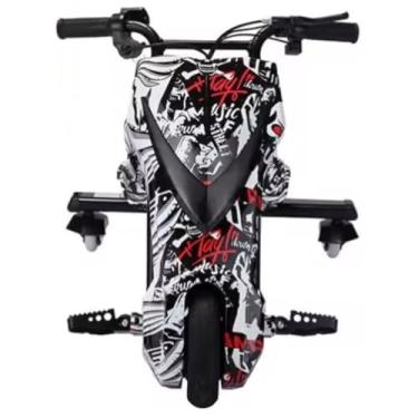 Imagem de Triciclo Eletrico banco moto Drift 3 Velocidades 350w Led Rodas 8" Bivolt 20km/h