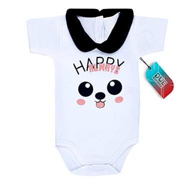 Imagem de Body Bebê Manga Curta Happy Always