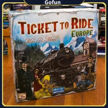 Imagem de Jogo de tabuleiro Ticket to Ride Europe Railway Adventure Kids 8+