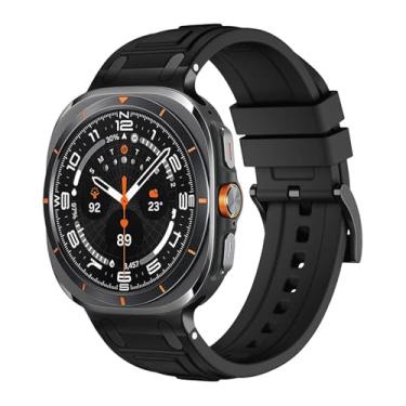 Imagem de ORKDFJ Pulseira de silicone esportiva para Samsung Galaxy Ultra de 47 mm para SAMSUNG GALAXY 7 ULTRA 47 mm, pulseira sem lacunas Correa, Watch 7 Ultra, Ágata
