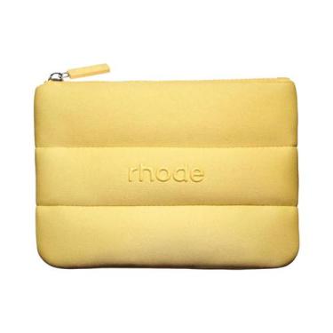 Imagem de Bolsa De Maquiagem Amarela Para Mulheres, Estojo De Cosméticos Portáti