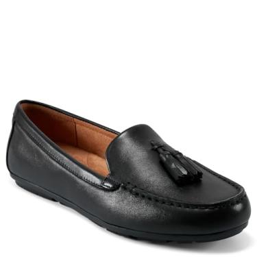 Imagem de Easy Spirit Joandra sem cadarço feminino, Couro preto, 9 Wide