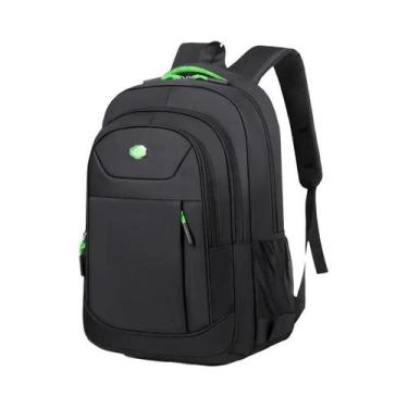 Imagem de Mochila Unissex De Cor Sólida Com Duas Alças Para Viagens De Negócios,