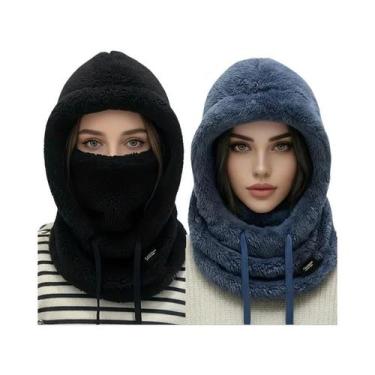Imagem de Balaclava Térmica De Inverno À Prova De Vento, Cobertura Facial Em Fle