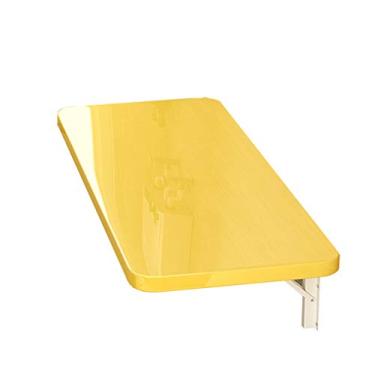 Imagem de Mesa de jantar dobrável multifuncional pequena para família, bancada de cozinha flutuante, bancada de trabalho de mesa de computador suspensa, 4 cores, para lavanderia/bar, com suporte (branco, 90 x