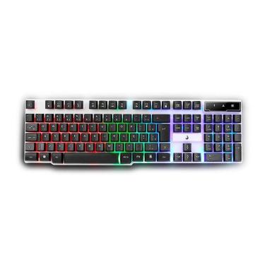 Imagem de Teclado Gamer Semi Mecânico Rise Mode G1 Full, USB, Preto e Branco - RM-TG-01-BW-Unissex