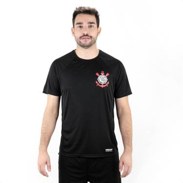 Imagem de Camiseta de Time Coimbra Corinthians Raglan Preto - Masculino-Masculino