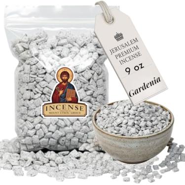 Imagem de Holy Land Market Incenso Jerusalém - para uso pessoal ou igreja, qualidade premium do Monte Athos (Gardênia, 255 g)