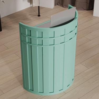 Imagem de Balcão de caixa de varejo, mesa de recepção de escritório moderna mesa de recepção, balcão portátil pequeno balcão de checkout, balcão de bar, balcão de recepção de loja, para loja e escritório (cor