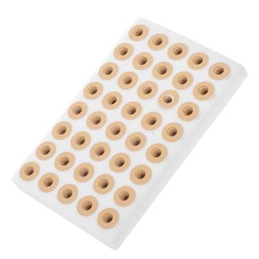 Imagem de Etiquetas de reforço para fichário adesivos redondos autoadesivos de reparo de papel 100 folhas adesivos de reforço para proteção de papel de folha solta para escritório e escola