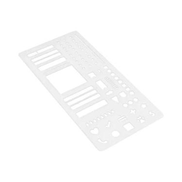 Imagem de Estêncil Reutilizável Para Calendário E Planejador, Régua, Rastreador 