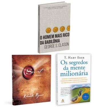 Imagem de Kit 3livros, O Segredo, The Secret + O Homem Mais Rico da Babilônia + 