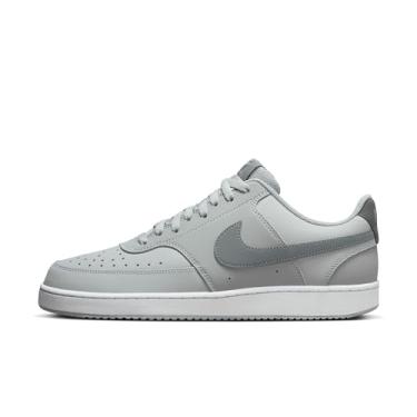 Imagem de Nike Court Vision Low Tênis masculino (HM6193-077, cinza fumê claro/branco/cinza fumo), Cinza fumê claro/cinza fumê/branco, 43