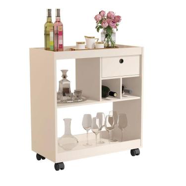 Imagem de Buffet Aparador 4000 Off White - Moveis Jb