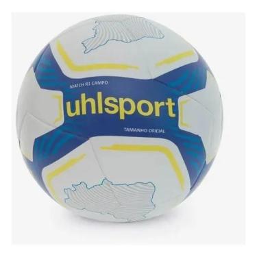 Imagem de Bola de Campo Uhlsport R1 Brasileirão 2024, Branco, Azul, 5