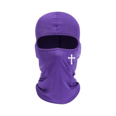 Imagem de Máscara Balaclava Preta Respirável Para Esqui, Ciclismo, Motociclismo,