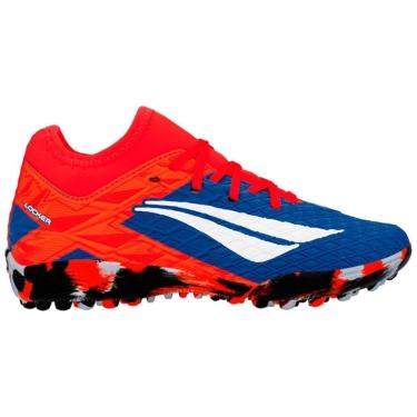 Imagem de Chuteira Futebol Society RX Locker Kids Y-3 - Penalty - Marinho/Coral - 31-Unissex