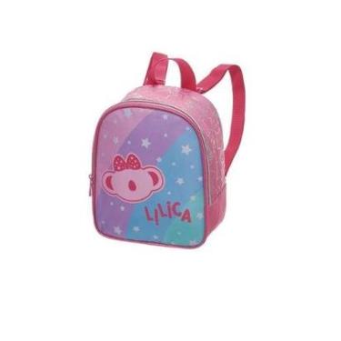 Imagem de Lancheira de Costas Lilica Ripilica Pacific Super Star Rosa-Feminino