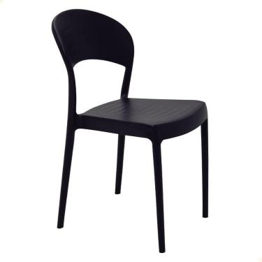 Imagem de Cadeira Tramontina Summa Sissi Summa Em Polipropileno E Fibra De Vidro Preto Eco 92046409